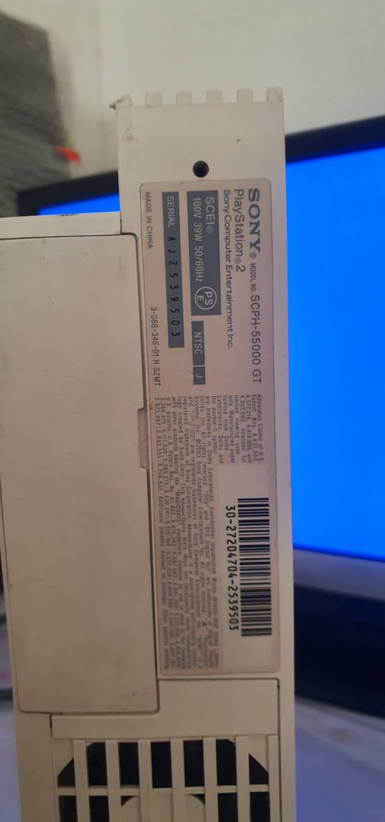 بلي٢ فات ريجن ياباني ntsc j  scph 55000 GT يشغل اقراص اصلي بلي١ وبلي٢ الجهاز  بدون ملحقات للبيع ٦٥ الف مع التوصيل
نسبة النظافة ٩٥ %


**إذا كنت صاحب هذا الإعلان وتريد حذفه لأي سبب، رجاءا أرسل رسالة إلى الدعم الفني**