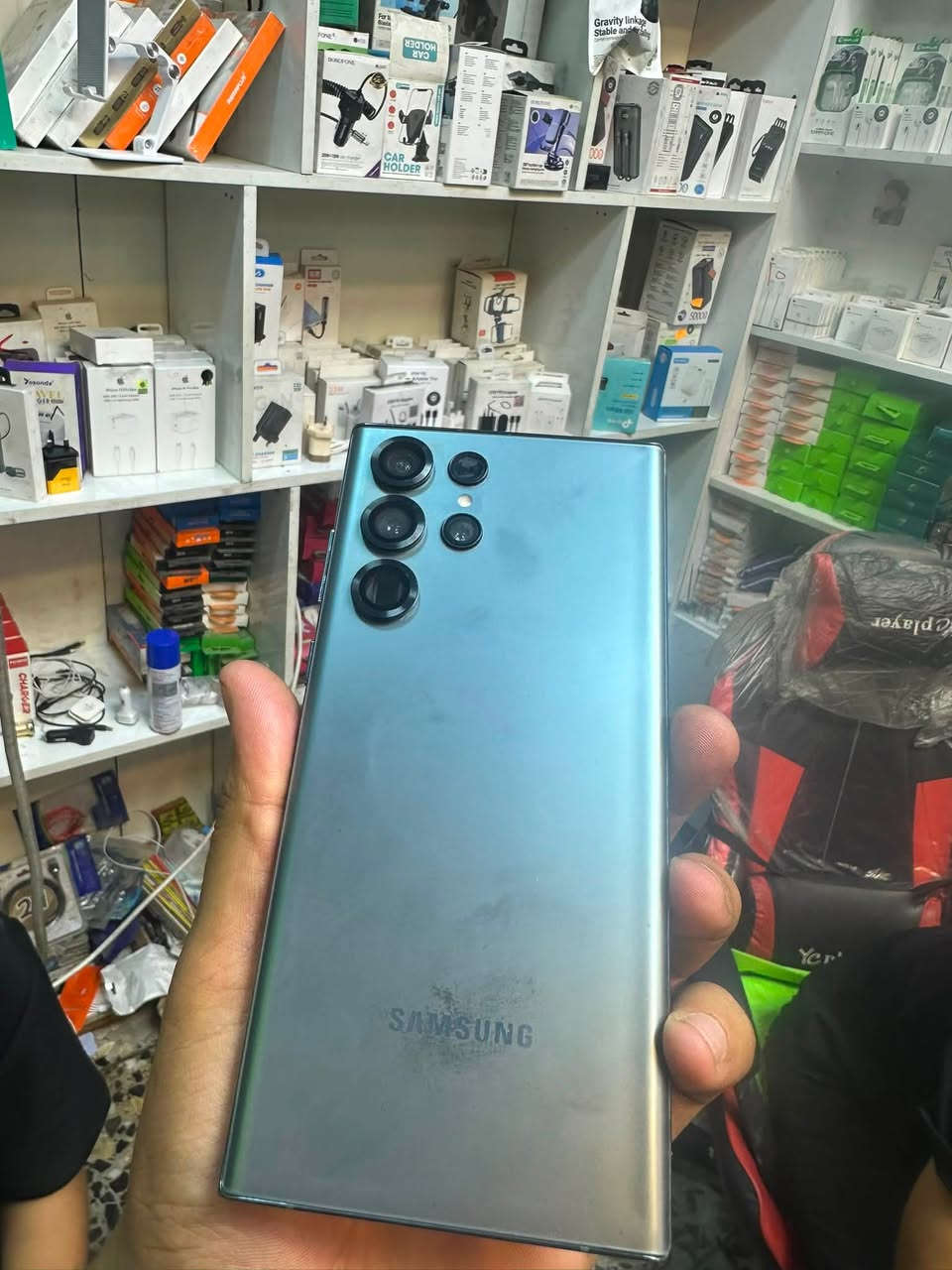 الوحش العنيف النسخه اليابانيه عربي بل كامل وحش التصوير والالعاب شاشه كامله وموصافات معروفه  سامسونك اس 22 الترا  
ذاكرا 256 بدون ملحقات التلفون شخط ما بي فقط شاشه مبدله نوعيه زينه
عنواني بغداد 
قريب عله عبيدي سعر 
400
***********
