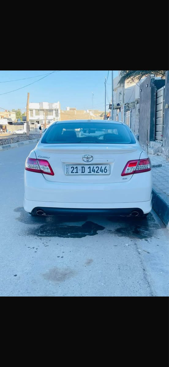 السونار مرفق 
كامري 2010 
وارد امريكي كير مكينة حدادية نظيف 
تبريد ثلچ 
ويل 17 بلادي 
رقم سليمانية بأسمي تحويل ثاني يوم 
مواصفات كشن كهرباء 
جام اوتو كله 
مانع انزلاق تحكمات 
كشنات تغليف جلد اصلي
مكاني كربلاء الحسينية
رقم الهاتف : *********** كربلاء, العراق
