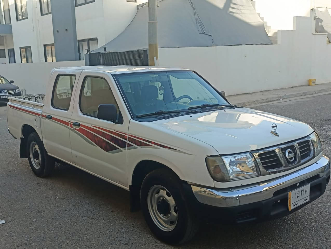 ***********پیکاب نیسان مۆدێلz2003گێڕومەکینەو ئەکسل وتەبرید بەشەرت مزایدە بێدەعم و بێلێدراو نمونە جوانی لۆک لۆکە چوارتایە لۆک بێتەقەوڕەقە سعر 55گڵاویەک تۆز مەجال ***********ناونیشان چەمچەماڵ
