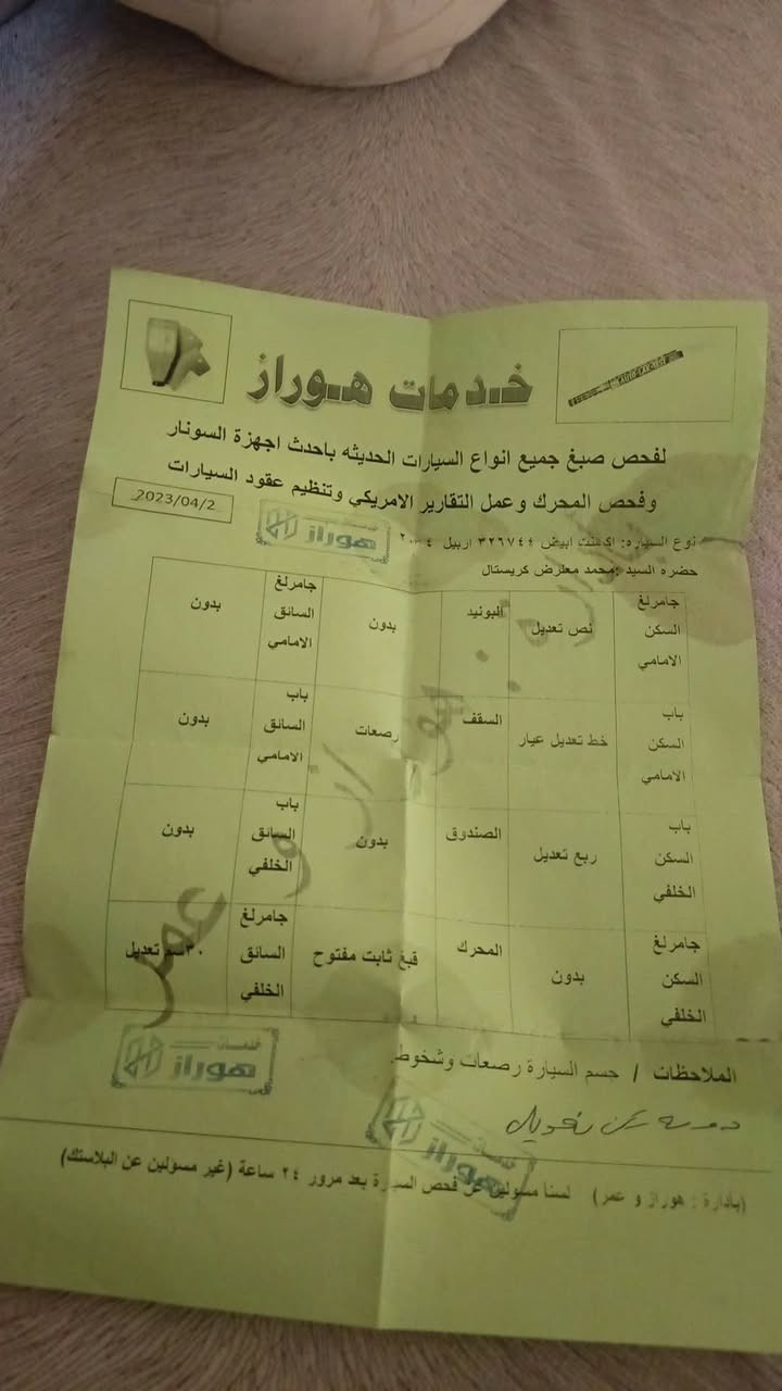 ‎تعديل بارد باب وشبر السكن‎ كركوك, العراق


**إذا كنت صاحب هذا الإعلان وتريد حذفه لأي سبب، رجاءا أرسل رسالة إلى الدعم الفني**