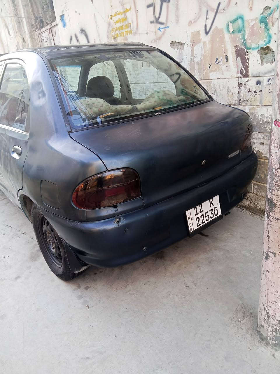 مازدا حجم 121نينوى موديل 1991رقم انكليزي بسمي محرك بدايت نفخ كاربون بانزين ورقي شرط الوكالة وتحويل السعر 18ورقة وبيها مجال الاتصال على الارقام ***********/***********
