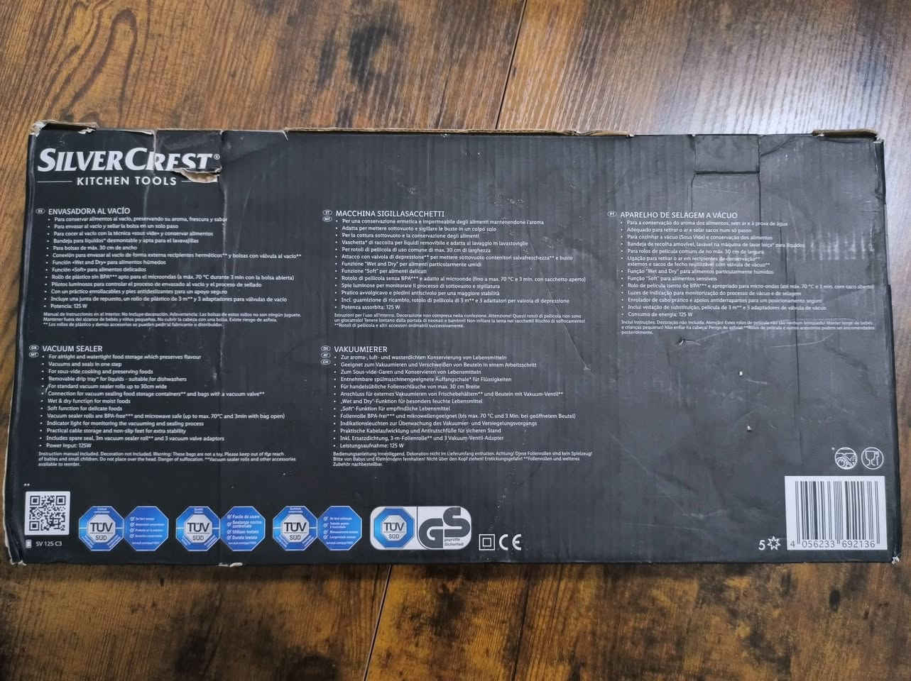 جهاز تغليف الأطعمة Silvercrest
يحفظ الأغذية طازجة وتوفير المساحه بتفريغ الهواء السريع😋..

 السعر 15 الف فقط

يوجد توصيل لجميع محافظات العراق ⚡ 
التواصل معنا ( خاص ، واتساب ) 
الرقم ***********
