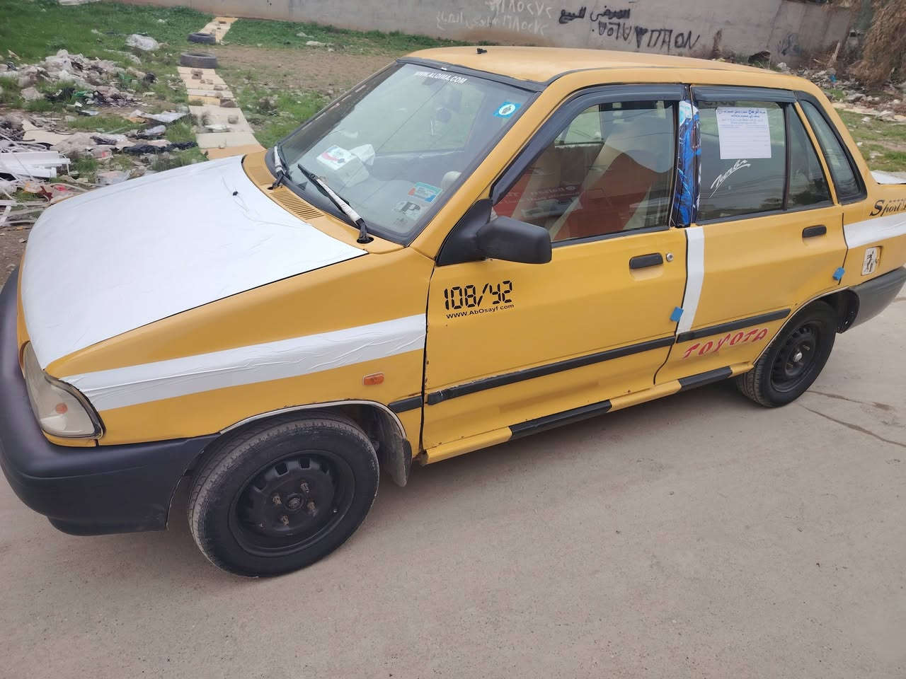 السلام عليكم عندي سياره سايبه موديل 2013 للبيع شرط كير ماكينه اثر نفخ مرور صفر وهيئه صفر  شرط وكاله تحويل سنويه تنهي 2027 طخم الوراء طخم القدام جديد سياره جاهزه مال شغل السعر 23 وبيا شويه مجال مكاني الايسر سومر  ***********  ***********
