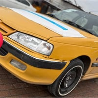 بيجو بارص موديل 2015 مصفرة هيئة  وغرامات  جديدة سيارة  رقم دولي جديد  ...