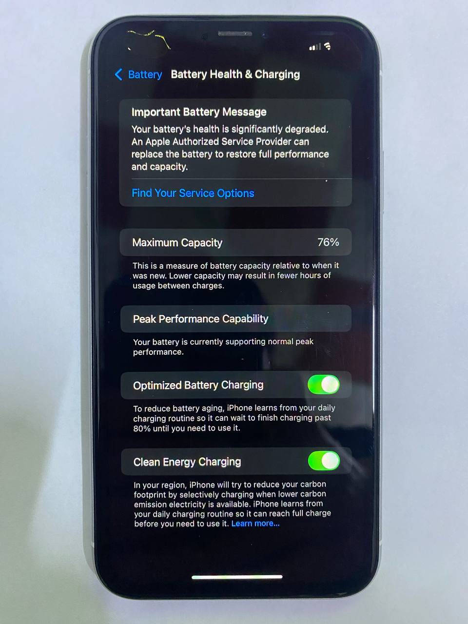 ايفون XR اكس ار مقفول ما مبدل بيه شي لكن بيه بقعتين على طرفي الاعلى من الشاشة سعر 120 وبي مجال


**إذا كنت صاحب هذا الإعلان وتريد حذفه لأي سبب، رجاءا أرسل رسالة إلى الدعم الفني**