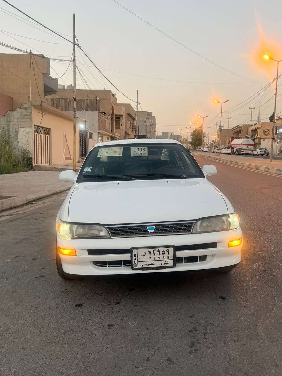 السلام عليكم
كورلا موديل 1993 اصلي مامحور صبغ مكانات محرك وكير شرط طخم الأمامي جديد وطخم الخلفي تعبان سياره كهربائات كلها شغاله طخم تاير جديد دوامه جديده كاربون بيها شرط التحويل السعر ٤٦ وبيها مجال للستفسار ⬇️
*********** 📞. 
*********** 📞
