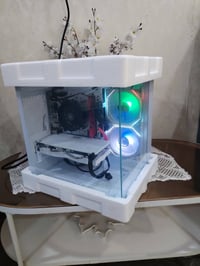 الكيس البيع السعر  390 الف الكارت RX 580 8  المعلج R5 3500X البورد B45...