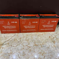 تلاثه باتريات اخو الجديد مستعمل شهر واحد بس رايده ب80الف قفل 077289110...
