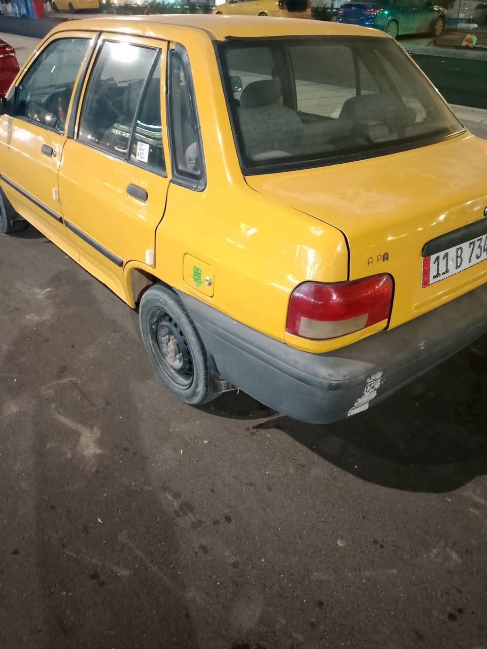 سلام عليكم عندي سايبه موديل 2012 للبيع بسمي تحويل سياره رقم انكليزي هزه جديده مصفره هيئه وغرامات شرط تحويل ثاني يوم السعر 30 وبيها مجال.***********
مكان السياره بغداد الأمين الثاني.
