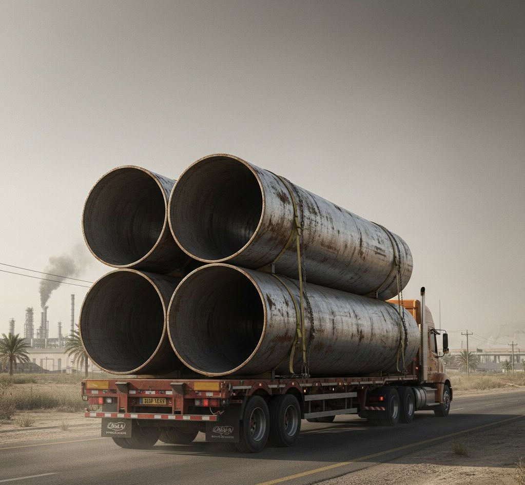 القوة في النقل، والدقة في المواعيد! 🏗️🚛
​نحن في شركة المالك للنقل، نضع خبرتنا بين أيديكم لنقل كافة أنواع الحديد (الجديد والمستخدم). سواء كنت صاحب مشروع إنشائي أو تاجر سكراب، نحن نضمن لك وصول حمولتك بأمان تام.
​✅ نقل كافة أنواع الحديد (شيش تسليح، بليت، أنابيب، سكراب).
​✅ أسطول متكامل من سيارات الحمل بمختلف الأحجام والأنواع.
​✅ كادر خبير في التعامل مع الأحمال الثقيلة.
​شركة المالك.. الاسم الذي تثق به لنقل حديدك.
📍 تواصل معنا الآن للحجز والاستفسار:   

0 775 037 7771

0788 044 4886
#المالك_للنقل #نقل_وشحن #تريلات_العراق #ايجار
