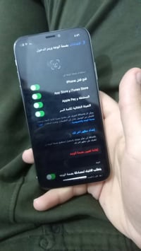 ايفون اكس • شاشة مبدلة • سواد بالشاشة