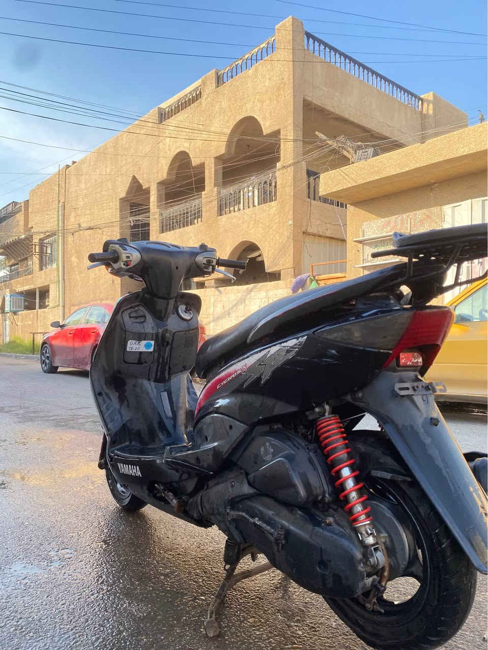 السلام عليكم دراجه سكنس 140 دراجه جديده مكينه بلاد خرسه كفر بلاد ختم واحد كهربائيات كامله جاهزه من كلشي  اوراق كامله المكان بلغزاليه 
السعر 450 الرقم *********** بغداد, العراق
