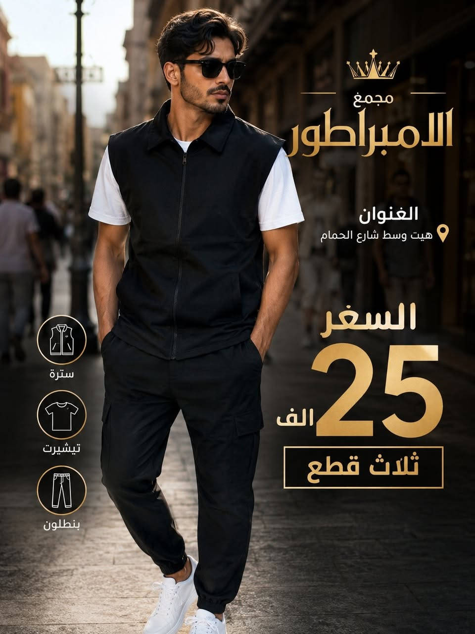 صلِ على سيدنا محمد 
سوت رجالي بالوان متعدده 
السعر داخل الصوره
�جديد مع 
#مجمع_الامبراطور_للازياء_الرجاليه_والزي_العربي😌👍
😍🙀
 قديمنا جديد وجديدنا لا ينتهي😍🙀
ما تجدوه لدينا لا يحصل  الكثيرون 🚖🛵😍
😍👍توجد تشكيله واسعه داخل المجمع😍👍
لسنا لوحيدون لاكننا لافضل😉😍
لا تنسو اعجابكم  بالبيج👍👍
غايتنا ارضاء الزبون 🍁
الــــــــــــــــــــــــــــعـــــــــــــــــــــــــــــــــــــنوان
#الانبار_هيت_شارع_الحمام


**إذا كنت صاحب هذا الإعلان وتريد حذفه لأي سبب، رجاءا أرسل رسالة إلى الدعم الفني**