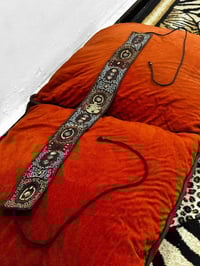 حزام انتيك  فلكلور كلة عمل يدوي تطريز  وحياكة والوردة البنص نحاس  طولة...