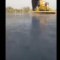 صب وسقل هليكوبتر • أرضية مرايا • مستوية تماماً