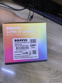 🎥 كاميرا مراقبة BRAVUS Full Color 2MP 🔹 صورة ملونة ليلًا ونهارًا 🔹 دقة...