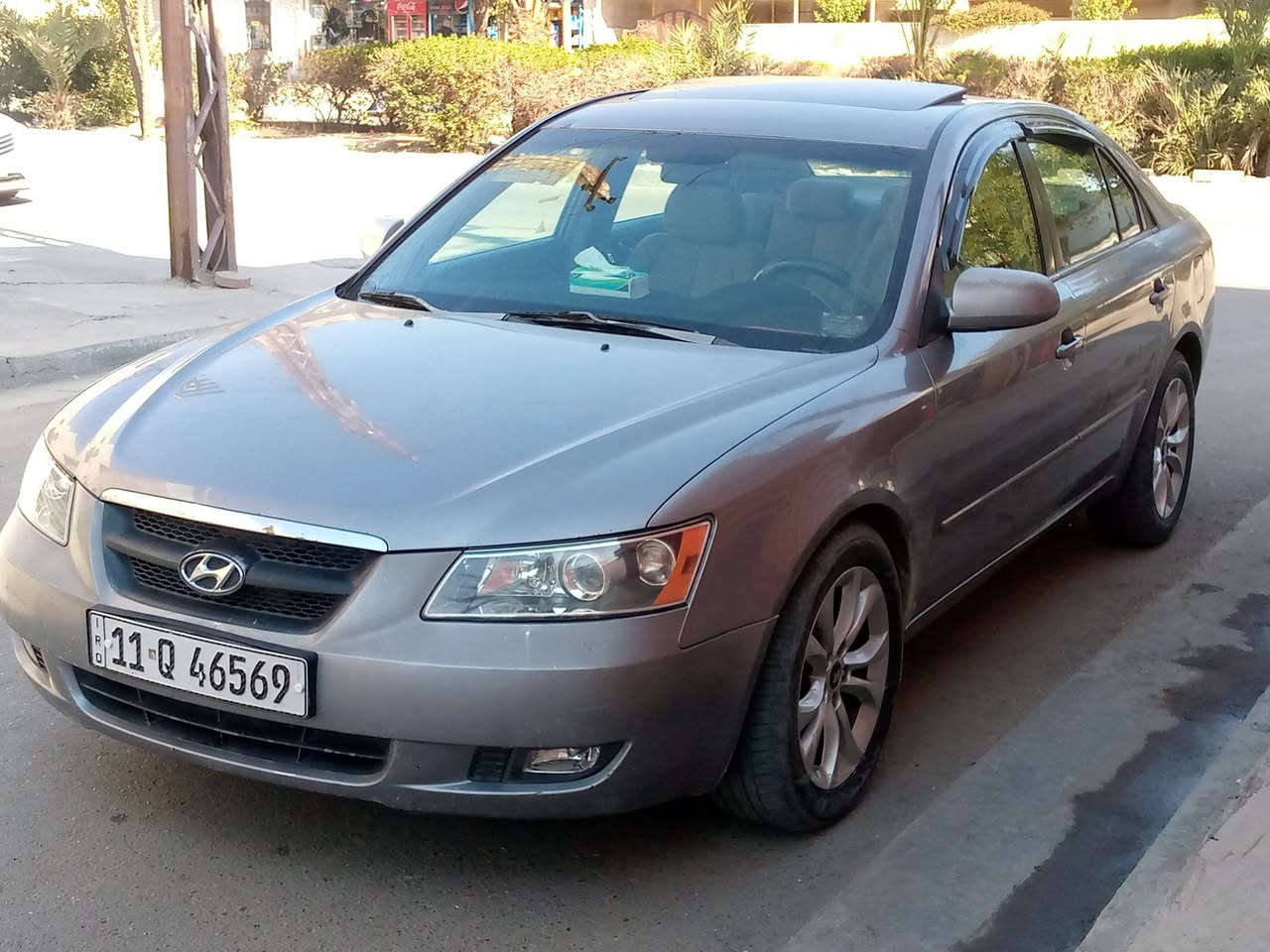 السلام عليكم 
هونداي سوناتا موديل 2008 وارد امريكي 
محرك ستة سلندر 3300 V6  رقم بغداد الجديد الإنكليزي/حادث جاملغ خلفي بدون دواخل السياره كلها ليبل واحد
بدون تبديل اي قطعه /بيها كم قطعه جارده 
فتحة سقف سلايد 
كرسي كهرباء/ حساس خلفي 
شاشة كبيره/ كامره خلفيه 
تخم تايرات جديد ويل كب / تبريد 
حداديه امامي خلفي جديده 
السعر 97$ بيها مجال بسيط 
مكان السياره الغزاليه الهياكل 
***********
