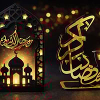 تصاميم رمضانية • إعلانات ضوئية • هيت الأنبار