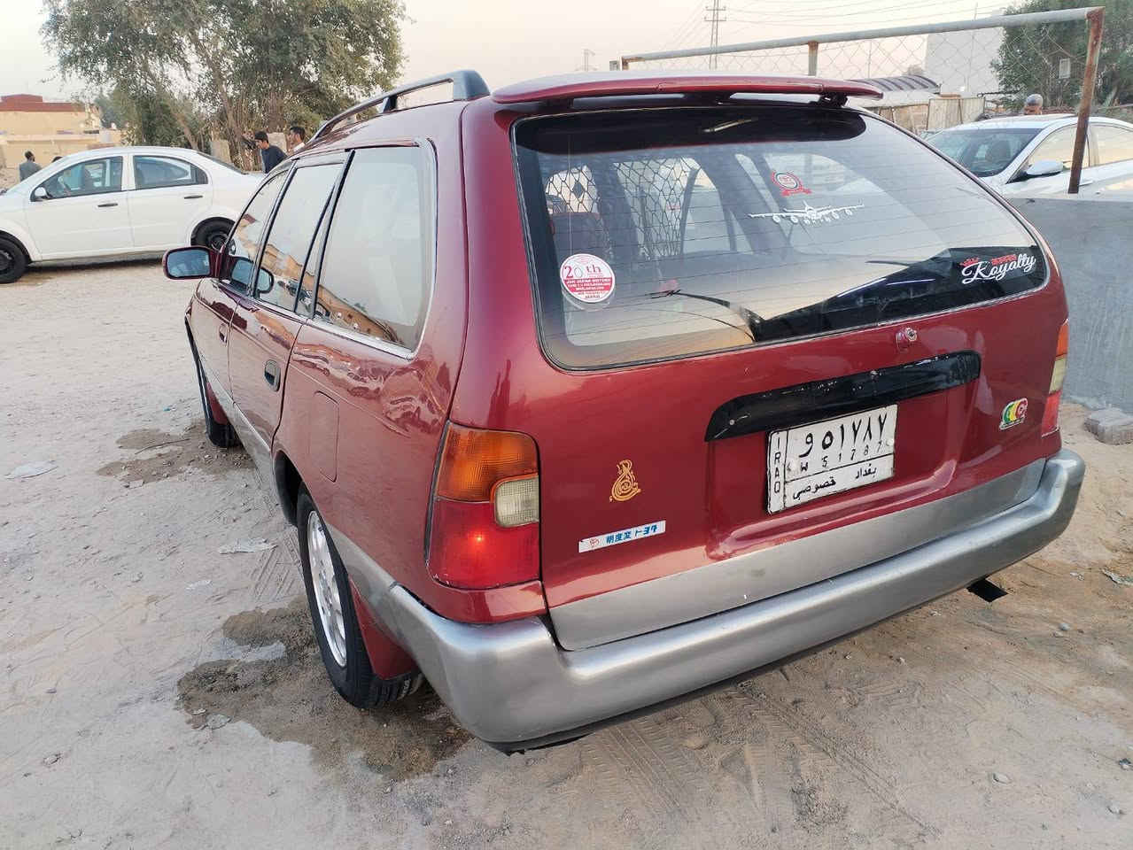 للبيع سياره كورلا مديل 94كفاله عامه فقط صبغ جماليه مكينه وكير 1800جدد حدادي جديده كهربائي شغاله سياره جاهزه العنوان نجف مشخاب السعر 52وبيه مجال سنولا27ماصاقطه مشروع وطني ثاني يوم مدور ***********
