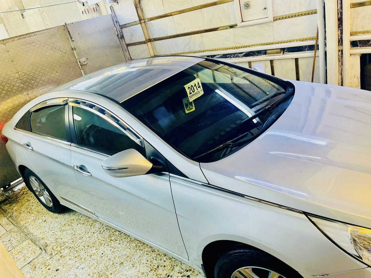 سوناتا موديل 2014 كصه جنطه شغل باجات دخول جديد
متومه شمالي طبق لاصل شرط الحاسبه مكان سياره بغداد 
سياره جاهزه مكينه 2000 دوش غاز غاز اصل انسه صرف 
بدون مراوس ابيع فقط السعر 47 رقمي ***********
