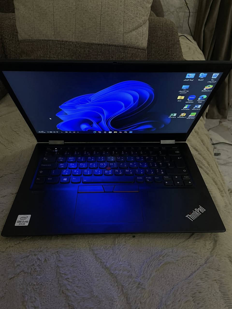 السلام عليكم لابتوب لينوفا قلاب 360درجه لمس وقلمه هم موجود لابتوب جديد كدامكم  وشاحنته  تايبسي 65w
المواصفات :
المعالج:INTEL CI5 vPro GEN 10
حجم الشاشه: 13.3 FHD touch
كرت الشاشة: 8 GB SHARED
الرامات: 16 GB RAM DDR4
مساحة تخزين:256 GB SSD
السعر:400وبي مجال للشراي
مكاني  بغداد والي بعيد عليه اكدر اشوفله شركه توصيل  واتساب ***********
