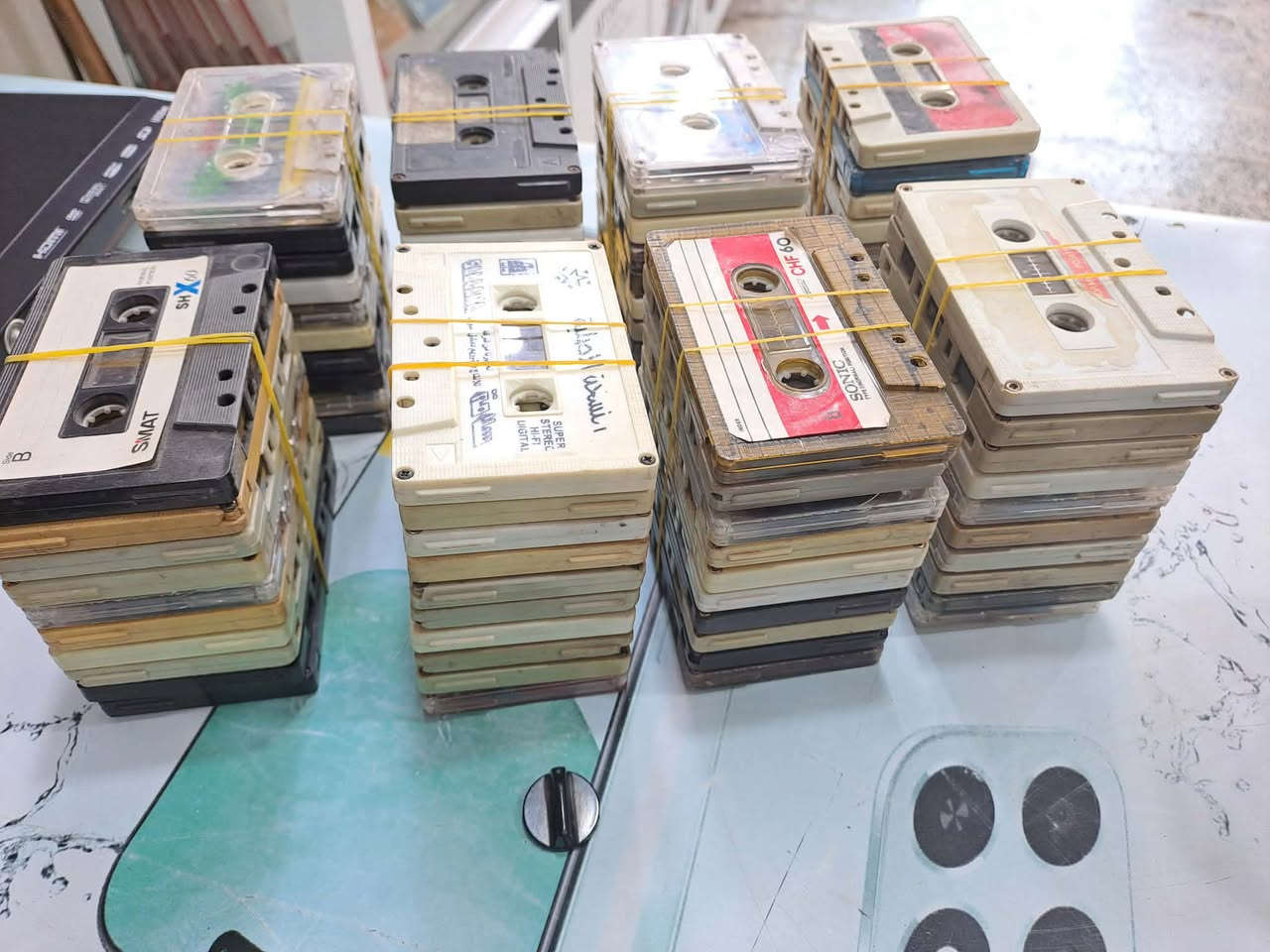 80 كاسيت منوع محتواهم اغاني وقران وادعية 
مع مسجل دبل كاسيت يحتاج قايش مع دفدي سعر الكل 35 الف توصيل مجاني شرط الفحص والعمل والضمان


**إذا كنت صاحب هذا الإعلان وتريد حذفه لأي سبب، رجاءا أرسل رسالة إلى الدعم الفني**