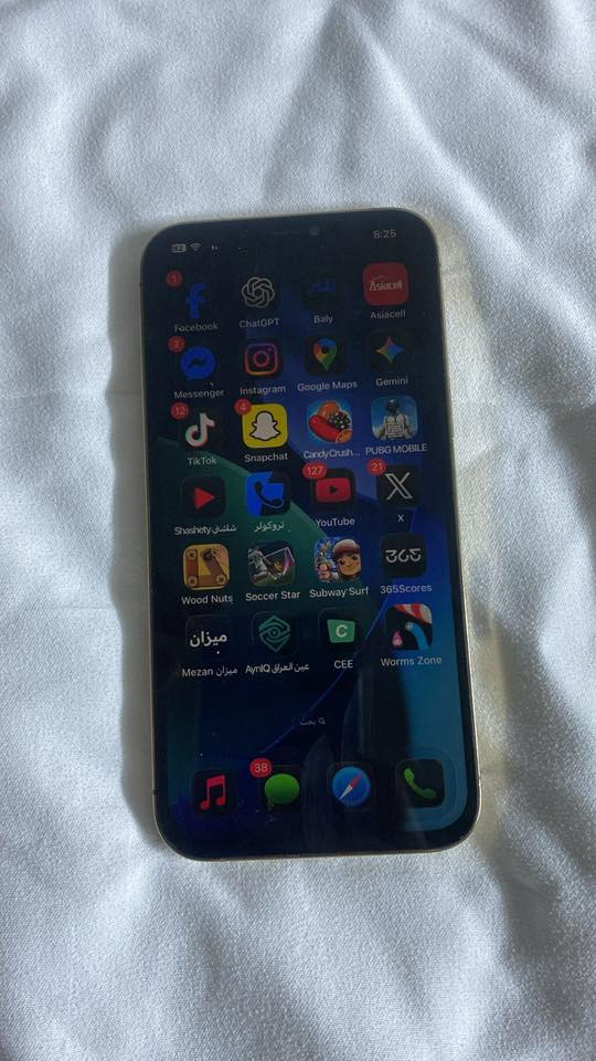ايفون 12 برو ماكس
ذاكرة 256 
الجهاز كلة شغال 
مبدل بطارية وشاشة 
فيس ايدي متوقف 
مراوس ب13 عادي
مراوس فقط
واتساب فقط***********
