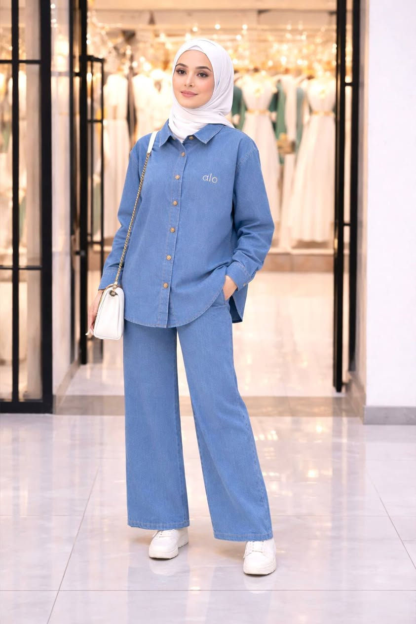 🚚 توصيل مجاني لكل محافظات العراق 🚚
👗 طقم قطعتين أنيق
• قميص + كيلوت ✨
🧵 القماش: جنز صيفي درجة أولى
🧥 طول القميص: 80 سم
👖 الكيلوت: طول 105 سم – عرض 28 سم
• كمر لاستيك 6 سم
• جيوب شغّالة
⭕ القالب: ستندر ⭕
📏 القياسات المتوفرة:
42 – 44 – 46 – 48 – 50 – 52


**إذا كنت صاحب هذا الإعلان وتريد حذفه لأي سبب، رجاءا أرسل رسالة إلى الدعم الفني**