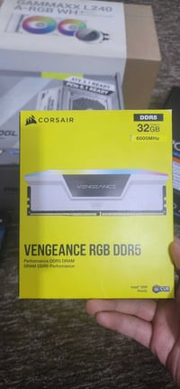 Corsair DDR5 32GB 6000Mhz استخدام بسيط بعدهن بالضمان  سعر 450 الف  للت...