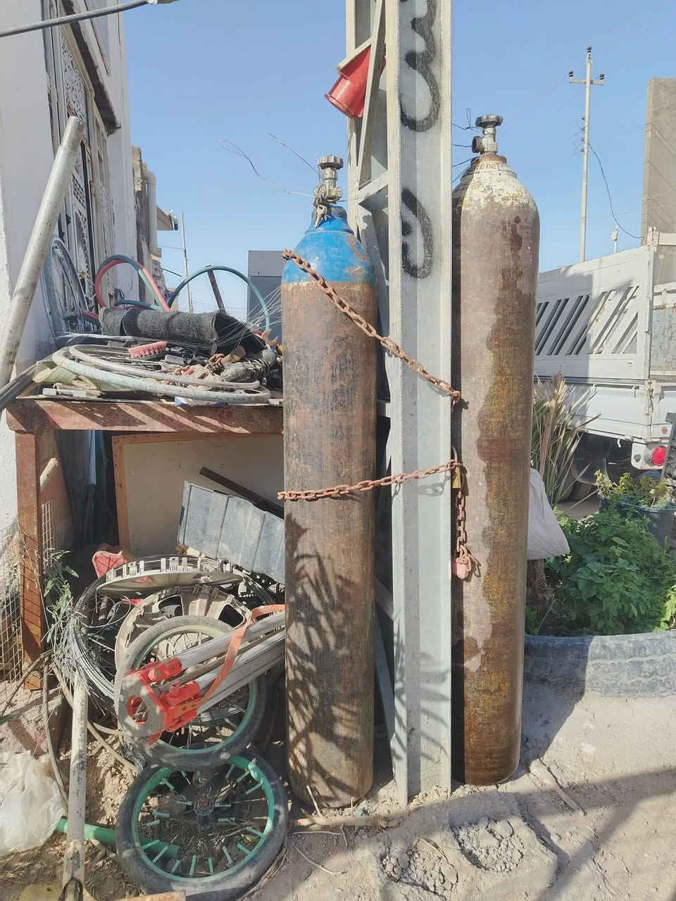 السلام عليكم بطاله اوكسجين العدد 3للبيع سعر الواحد 100
ناصريه الإسكان الصناعي ***********
