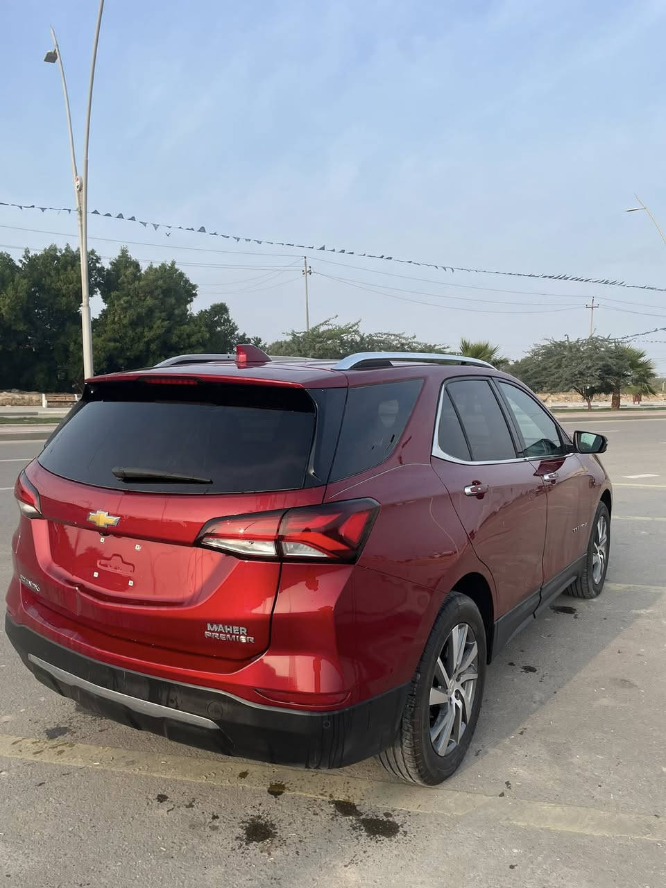 كفالة تقرير مياة امطار لحد الدوسه
حرة بدون رقم 
ماشيه 25 الف كيلو 
داخل عسلي كشنات تدفى وتبريد تبريد قطعتين مثبت سرعه شاشه الجبيره سيارة فول مواصفات كشنات كهربائية

 
العنوان البصرة

الملاحظات : تم تبديل باب خلف ساق نفس الون 

السعر 155$
للتواصل 
***********
