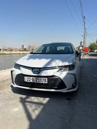 للبيع كورلا  هايبرد ياباني فول مواصفات خليجيه مكفوله من كلشي  شركه ساس...