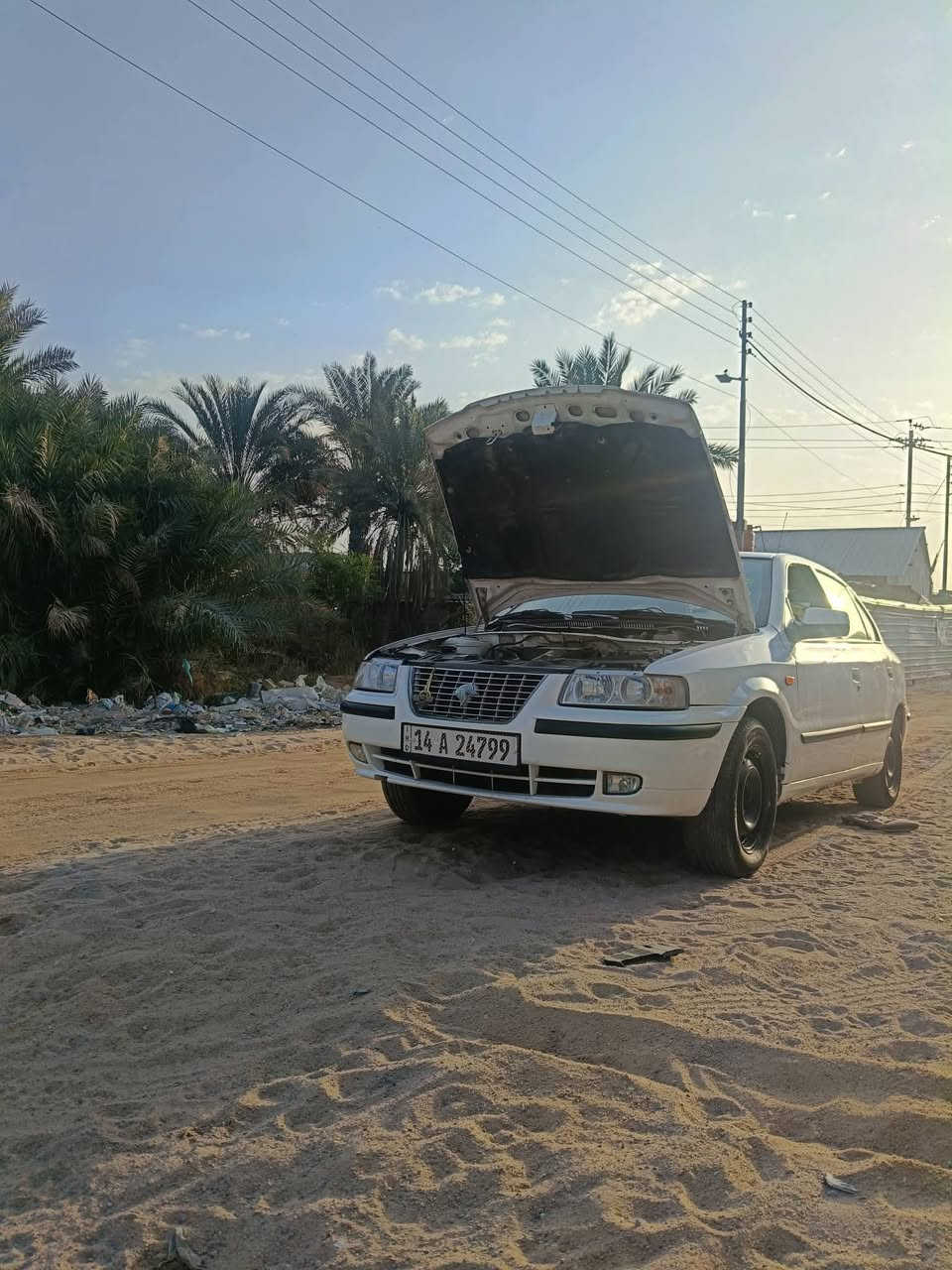 سلام عليكم سمند البيع مديل 2012 رقم نكليزي بسمي سياره معمره دواير ودوس سياره جديد مال جناي الله شاهد حدادي كدام جديدة  ستوه نافضه كله  راديتر ماي جديد راديتر تبريد جديد بوري تبريد فبريتر جديد نقص بس شحن غاز تايرات تخم جديد  مسجل شاشه دوشمه كشنات ورضيه معه عازل صوت كله جديد مكينه وكير خير من الله سعر 38وبيه مجال بسيط عنوان البصره ابي الخصيب رقم بي وتساب ونتصل ***********
