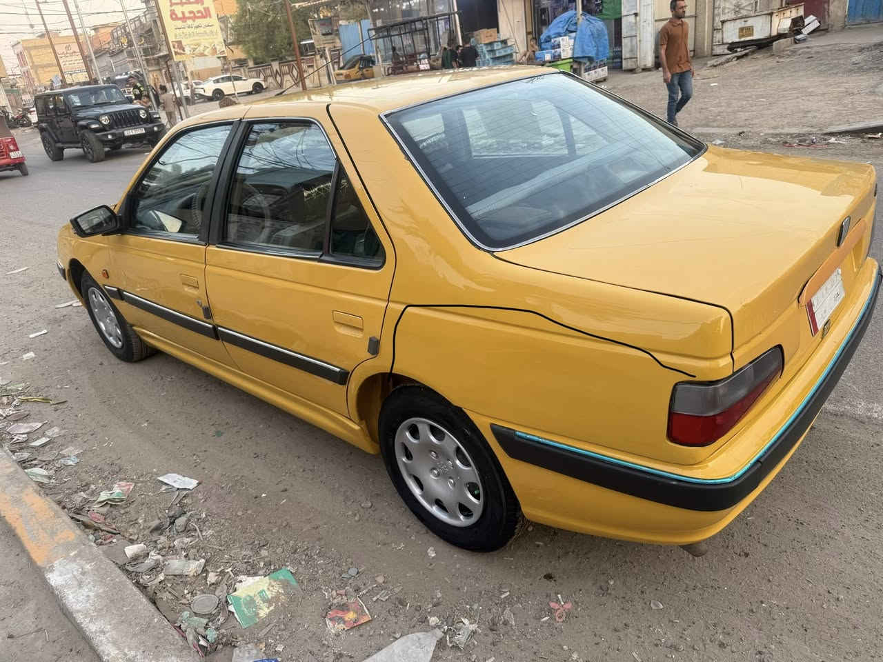 @سلام عليكم بيجو بارس موديل ٢٠١٦  مكينه و كير و حداديه و تبريد مكفولات بيها صبغ لمشر عليه والباقي مكفول السعر ٣٩ وبيها مجال هاتف *********** مكان نهايت حي اور
