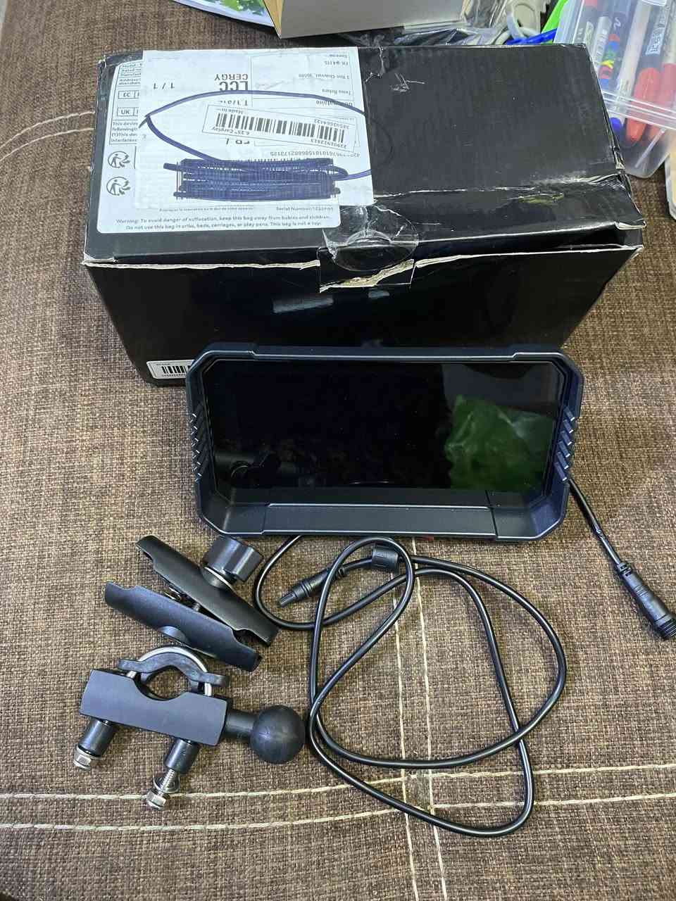 حوّل دراجتك إلى ذكية! 📲
شاشة دراجة وترفيه متكاملة لدراجتك النارية:
🔹 CarPlay & Android Auto: خرائط وموسيقى لاسلكياً.
🔹 مقاومة للماء: صمود تام في الأمطار والغبار (IP67).
🔹 بلوتوث مزدوج: ربط الهاتف وسماعة الخوذة معاً.
🔹 ثبات عالٍ: قاعدة تثبيت كروية متينة للطرق الوعرة.
✅ أمان، رفاهية، وسهولة في الوصول.

السعر 30 🤍🌹
