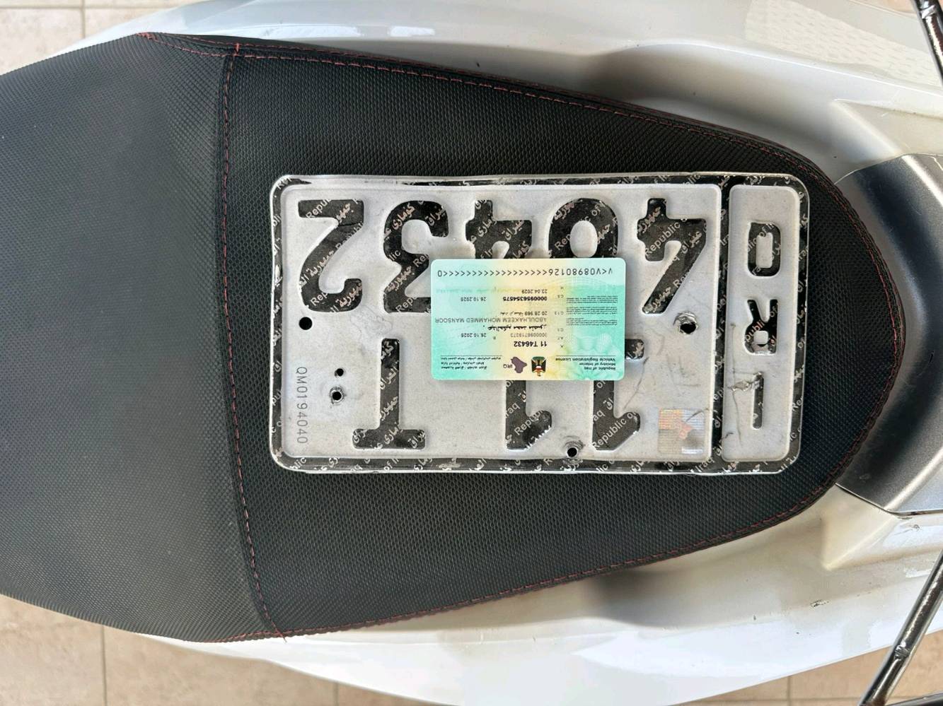 السلام عليكم PCX جيل ثاني ياباني محرك ١٢٥ مكفولة فقط الكفرات بيها ملاحظات مثل ما موضح باصور مرقم بغداد لوحة وسنوية رقم انكليزي بأسمي تحويل ثاني يوم للبيع مكان بغداد ب ٢٩ ورقة وبيها مجال للأستفسار واتس اب ***********
