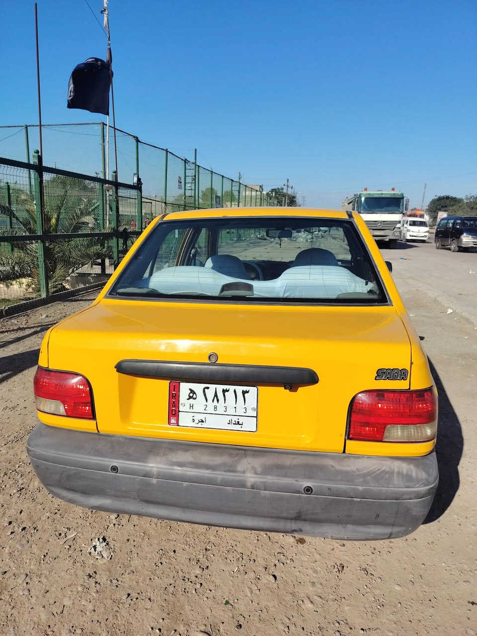 سايبا ٢٠١٨
سيارة تعمير جديد
تخم تايرات جديد
حدادية جديد 
منظومة تبريد جديد
تجفيت مكينه كله اصلي جديد 
سيارة تعمل بنظام الغاز والبانزين 
شواصي نظيفات 

اضرار.... جاملغ عكس السايق بي بارد 
والخلفي جهت سايق بي بارد 
السعر ٥٣ 
اتصال ***********
مكان بغداد .....حي النصر
