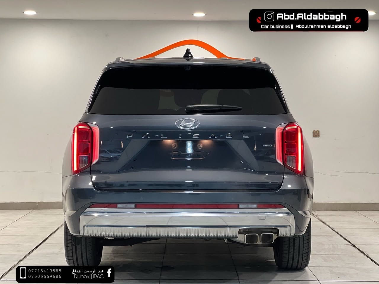 هيونداي بليسايد كلكرافي 2024
‏Hyundai Palisade, Calligraphy
كلكرافي تجي اعلى فئة بالبليسايد فول مواصفات 1/1 الون رمادي 
ماشية 8 الف ميل فقط  محرك 6 سلندر 3.8L 
السيارك كاتى بدون رقم تترقم شمالي دهوك اربيل سليماني 

المواصفات : بصمة ، تشغيل عن بعد ، بصمة ابواب 
،بانوراما  فتحتين سقف ، سماعات هارمن كاردن ، رادار امامي جانبي عدد 6 ، حساسات امامي خلفي ، شت كامرات 360 درجة ، كشنات الامامي خزن ميموري.  جميع الكشنات كهربائي و تدفئة و تبريد ، كشنات جلد ، كشنات Vip منفصل ، بردات جانبية ، تبريد مركزي امامي خلفي منفضل التحكم ، تحكمات ستيرن ، شفتات ، كروز سرعة و سياقة ذاتية بالكامل ، تدفئة ستيرن ، مري هيتر ، صندوق كهربائي ، خمس و ضعيات قيادة ، ويل كب 20 ، اوتو هولد + نقطة عمياء *•+ اوتو بريك ، هاند بريك بصمة ، مثبت سرعة ، شحن لاسلكي ، ، شاشة كبيرة ديجيتال ، كشن السايق مساج ، دادة شو امامي بلدشبول ، تقديم و ترجيع السيارة عن طريق البصمة ، منفذ type-c , و بعد بيها هواي مواصفات ، 
السيارة جاهزة  
KM8R7DGE6RU675946
السعر : 345$ ورقة و بيها مجال 
مكان السيارة دهوك ،
يتوفر داخل المعرض بالاسايد لون 
اسود و ماروني 
للتواصل : اتصال او واتساب
يوجد فيديو 
***********
***********
