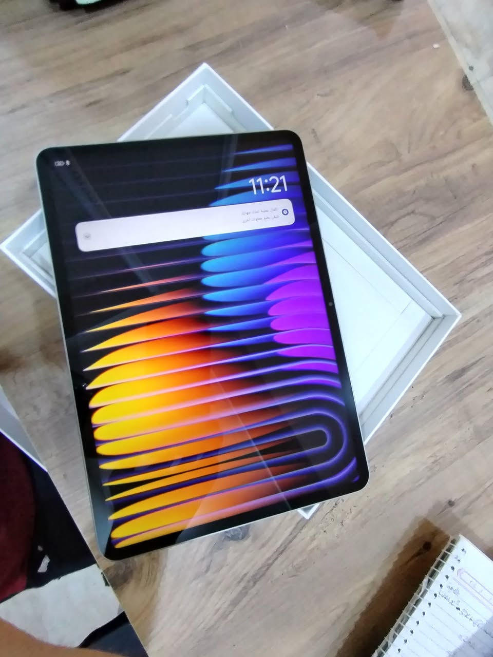 Xiaomi pad 7 للبيع

التابلت نضيف جدا ومابي اي خلل أو خدش مستعمل فقط دراسة سادس وتصفح + بعده بسنة الضمان

مواصفات التابلت:
شاشته:IPS LCD بدقة 3K وبسرعة 144 هرتز

ذاكرته:256/8

بطاريته:8850 استخدام عادي تكفي يوم ونص واذا العاب أقل من يوم
معالجه:Snapdragon 7+ Gen 3 نزل تحديث من الشركة يشغل بوبجي 90 فريم بدون اي حماوة وبالتحديثات الجاية حسب ماسمعت يشغل 120 فريم وباقي الالعاب يشغلها 120 

سعر التابلت: مع القلم 500 ، بدون القلم 425 الف 

اي استفسار خاص
***********
