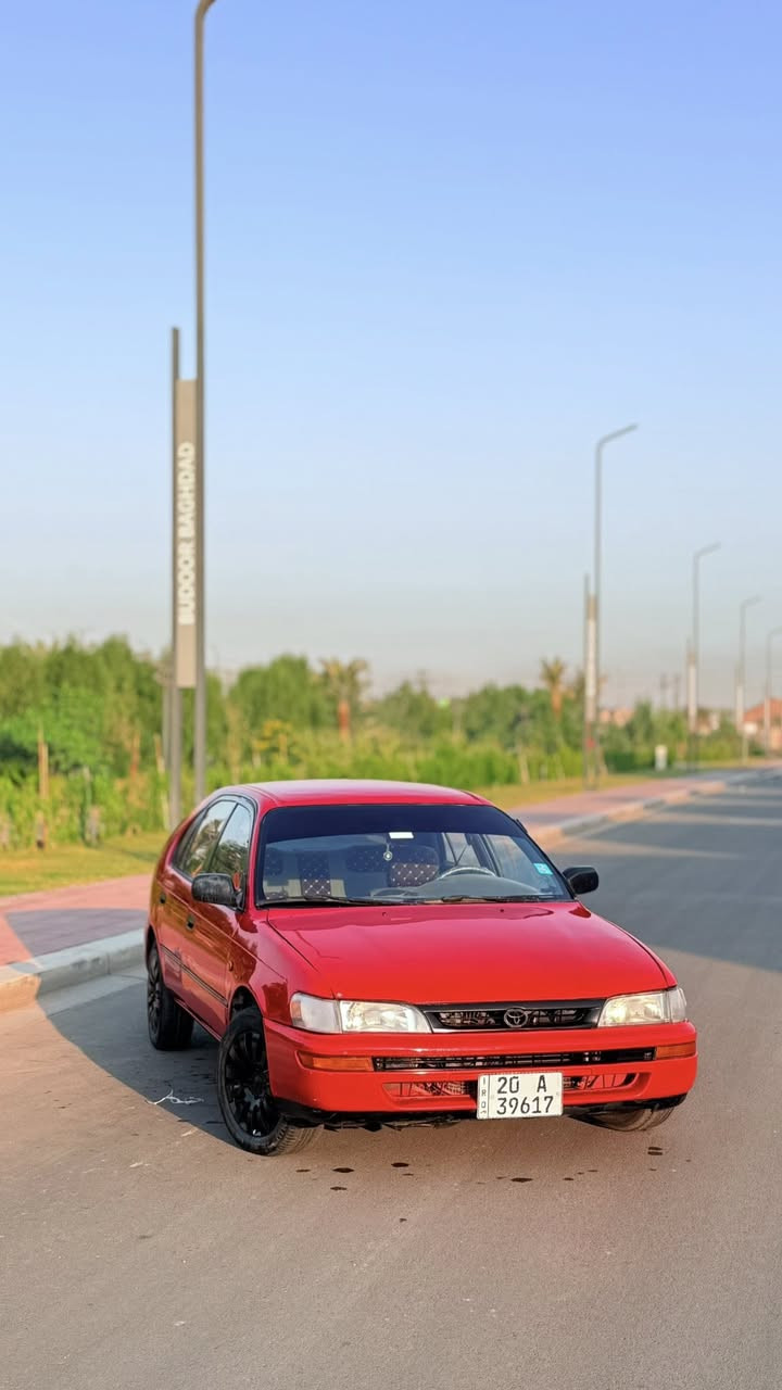 كورلا هاج باك 1994 خليجي كير عادي مكينه كير خير من الله حداديه امام خلف جديده عليها سماعات دمام داخلها جديد بدون شغلات مكسره ولا تلزيك بلادي مكاني بغداد رقم ديالى بأسمي تحويل ثاني يوم الهزة جديده 
رقمي *********** 
السعر 54 وبيها مجال
