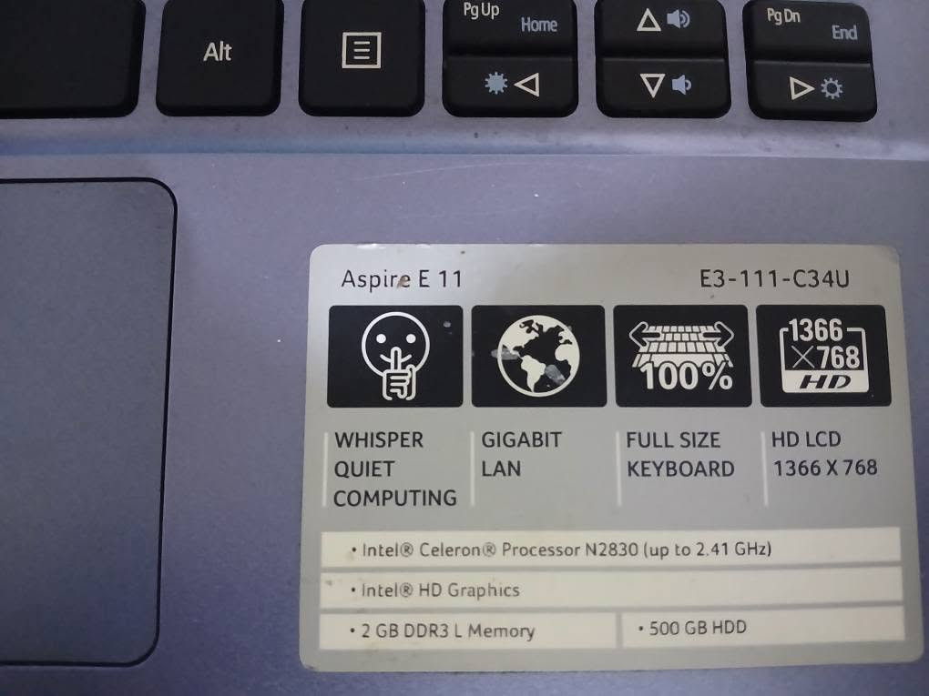 لابتوب ايسرAcer 12بوصة 
مع ماوس mouse وشاحن اصلي
ويندوز 10 برو بغداد, العراق


**إذا كنت صاحب هذا الإعلان وتريد حذفه لأي سبب، رجاءا أرسل رسالة إلى الدعم الفني**