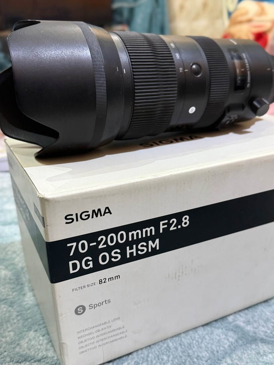عدسه نيكون 70/200 للبيع مع جنطه كارتون اقباقه 
سكمه سبورت الاصدار الثالث 
نضافه 99‎%‎
السعر مليون 150
مكاني ناصريه رقمي *********** سوق الشيوخ, ذي قار
