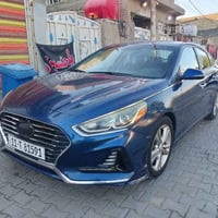 سوناتا 2018 فول مواصفات  ماشيه 80 الف  حادثهه فقط قبق الجنطه  كلش بصيط...
