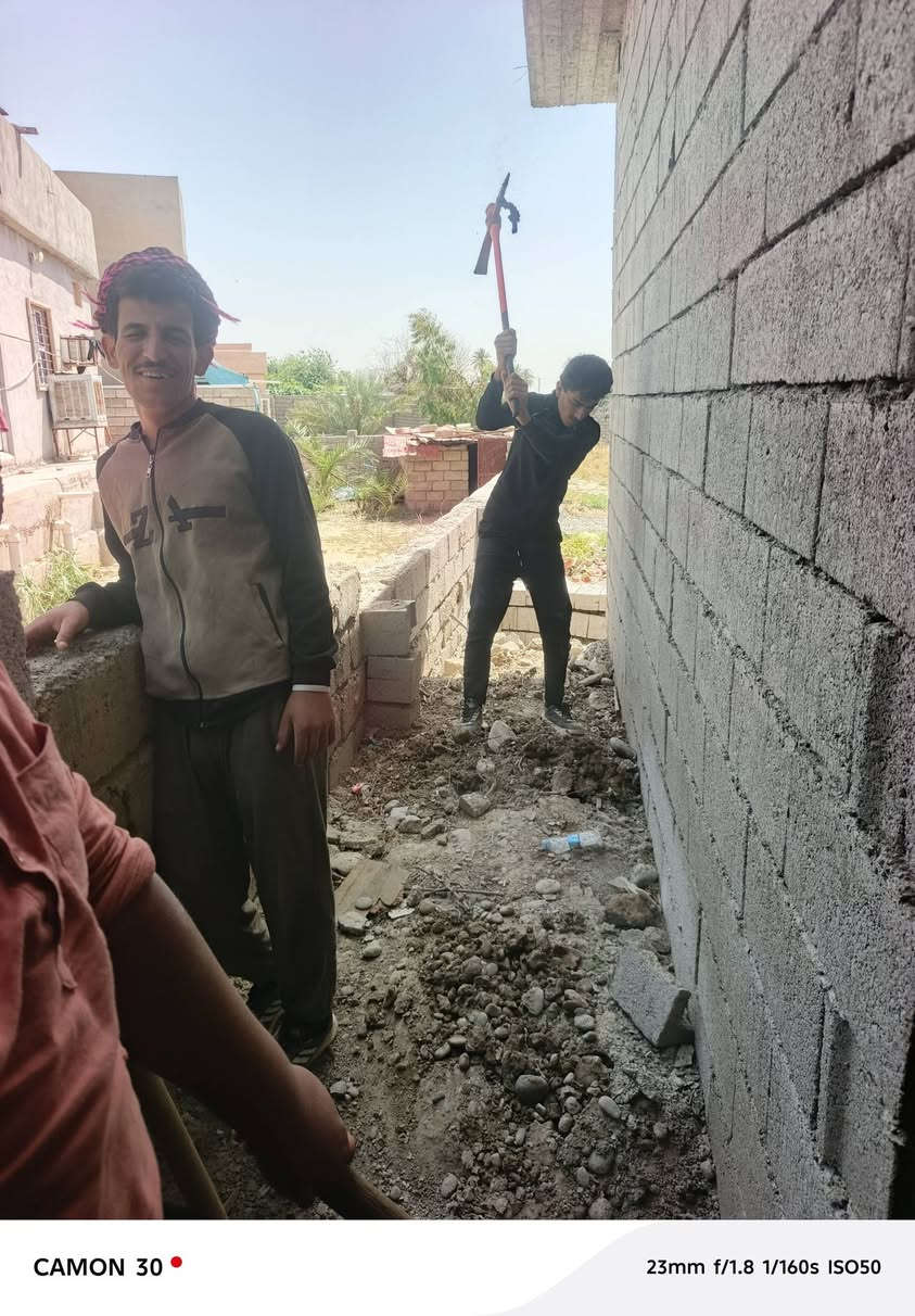 بسم الله الرحمن الرحيم
كادر عمال لكافه الاعمال الحره
1،تصفير بيوت +تكعيبات
2،تصفيط بلوك ع الخريطه
3.تگشير لبخ
4، تگشير سيراميك وكاشي
5، لبخ تكعيبات + درز
6. فرش حجر داخل وخارج البيت
7.دفن تكعيبه
8،صب دنك
9. فرش بلوك داخل الهيكل للنجاره
المكان الشركاط
اجميله قرب جسر ام الشبابيط
***********✅
