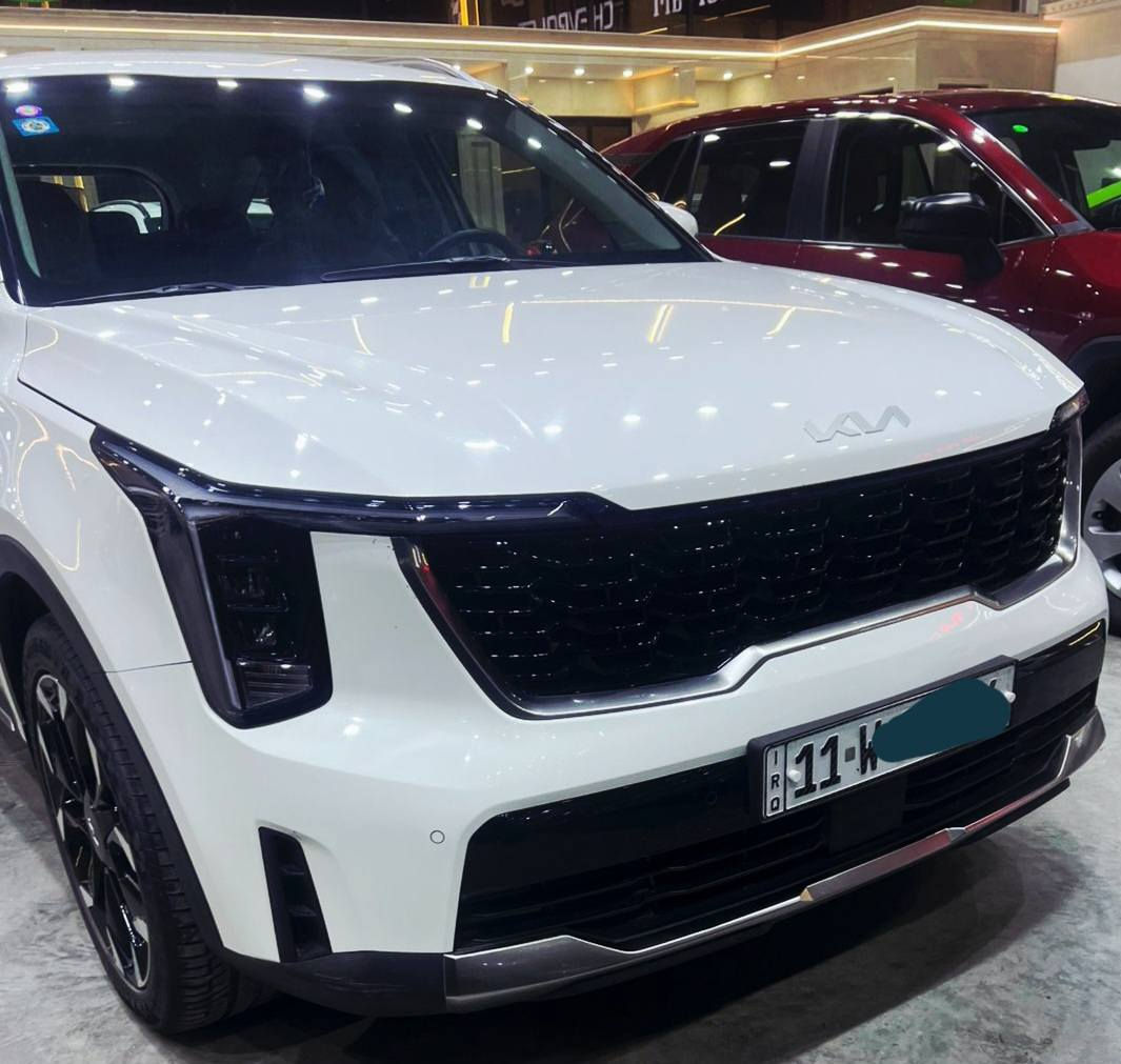 كـيا سورنتو 2025 رقم بغداد تحويل مباشر كفاله عامه من كلشي
ضمان دوليه  5سنوات
وضمان سنه صيانه
ماشيه 21000K
🔴محرك 3.5 لتر بقوة 291 
🔴كير ماوس 8 سرع 
🔴دخول ذكي ( بصمة ) وتشغيل عن بعد 
🔴تحكم ستيرن 
🔴شاشة apple carplay and android auto
🔴 كاميرا خلفية دوارة
🔴حساس امامي وخلفي 
🔴 كراسي كهرباء 
🔴 صندوق كهرباء 
🔴 7 راكب
🔴 3 قطع تبريد 
🔴 مانع انزلاق 
🔴 وضعيات قيادة 
🔴 مساعد نزول المنحدرات 
🔴زر تشغيل واطفاء الحساسات 
🔴اوتو هولد
🔴ويل حجم 20
🔴 شحن لاسلكي
السعر((325)) مكان السيارة بغداد اتصل ع الارقام
***********
***********
