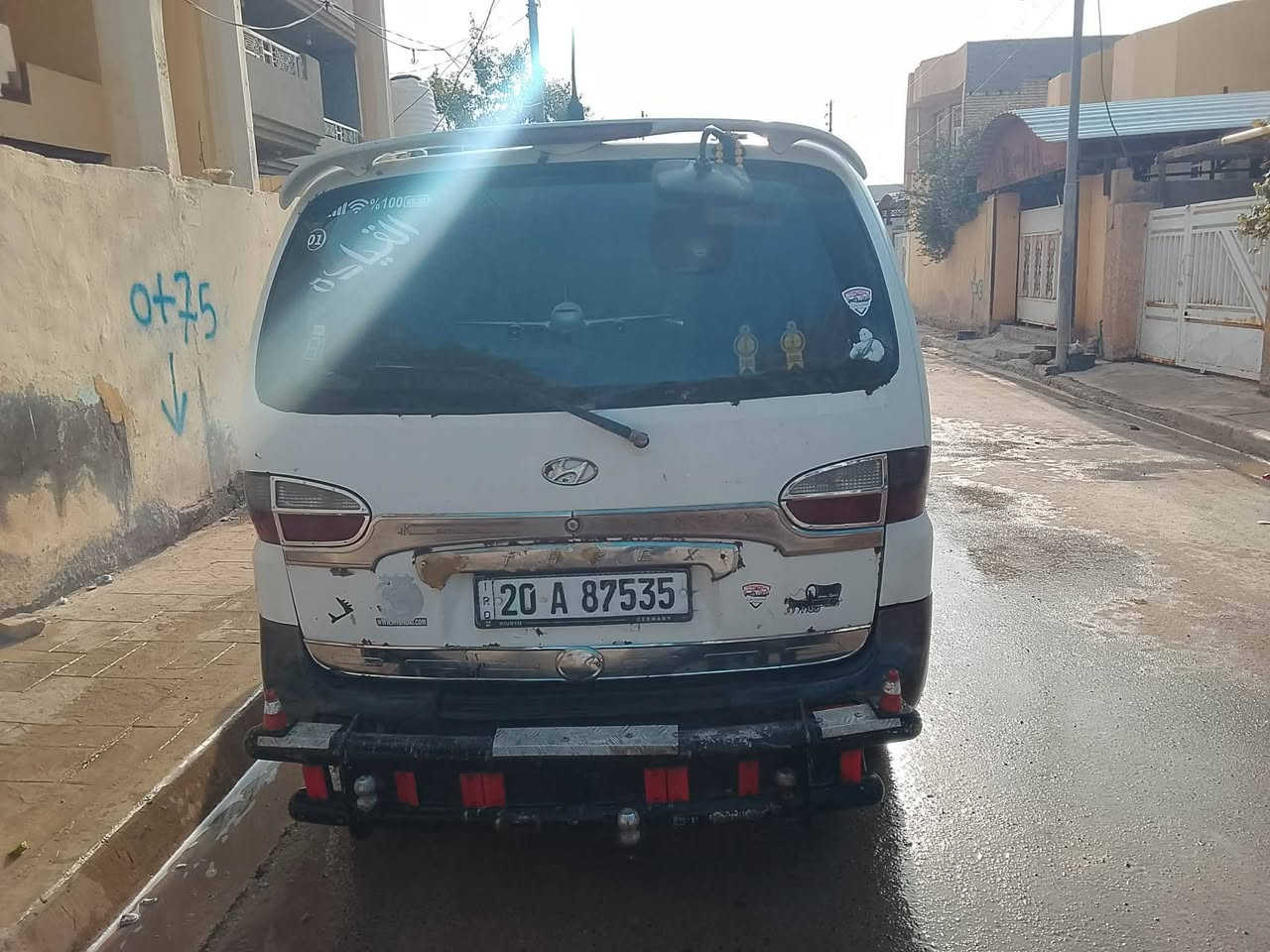 السلام عليكم سيارة استاركس بترة خصوصي ديالى ٢٠٠١ ٨راكب سيارة جاهزه سنوية لل٢٩ شرط التحويل محرك كير صدر خيرمن الله مكفولات غرفتها بلاد حلوة شاشة كامرة تخم تاير نضيف سيارة بدون معجون مصبوغة قرار مرور شاصي ابلادي بي فطر عل الغلاف الخارجي فقط السعر ٦٧بيه مجال المكان بعقوبة ناحية كنعان للاتصال ***********بيع اومراوس
