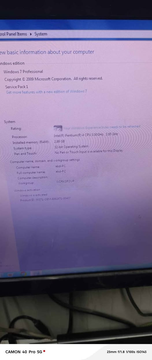 حاسبه منضديه نوع ديل سستم المواصفات بالصور 
شاشه ١٩ بحاله جيده مع كيبورد 
السعر ٤٥
لايوجد توصيل مكاني الغزاليه
الجهاز شغال ١٠٠% وعلى الفحص 
السعر نهائي بغداد, العراق


**إذا كنت صاحب هذا الإعلان وتريد حذفه لأي سبب، رجاءا أرسل رسالة إلى الدعم الفني**