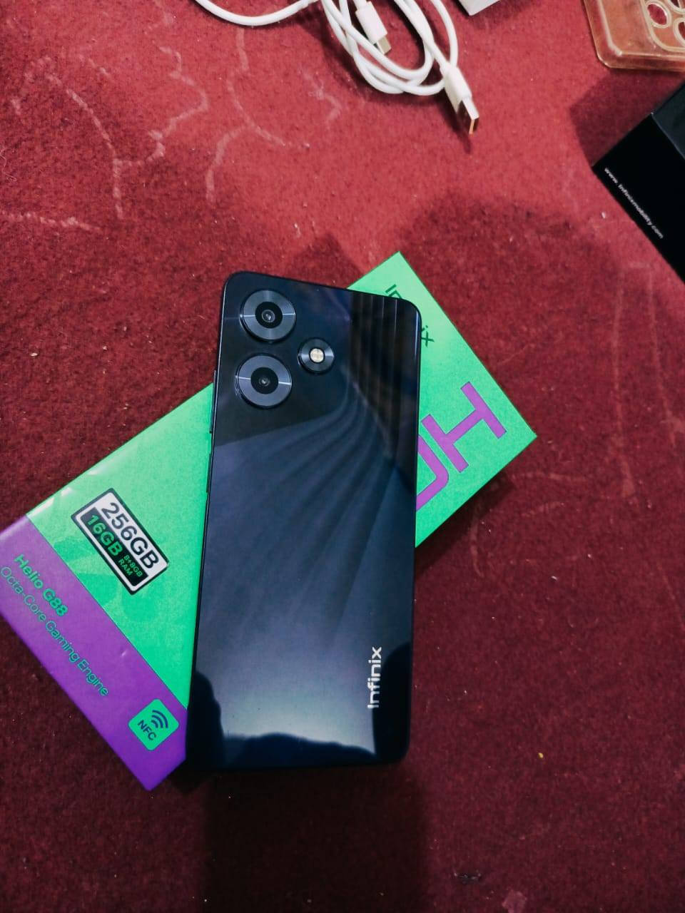 جهاز انفنكس هوت 30
الذاكره 256 
رام 16
يشغل ببجي 60 فريم

الجهاز صارلي 5اشهر من اشتريته بعده جديد الله شاهد 
السعر 150 وبي مجال 
الله شاهد محتاج فلوس وأريد ابيعه 
للتواصل ***********
