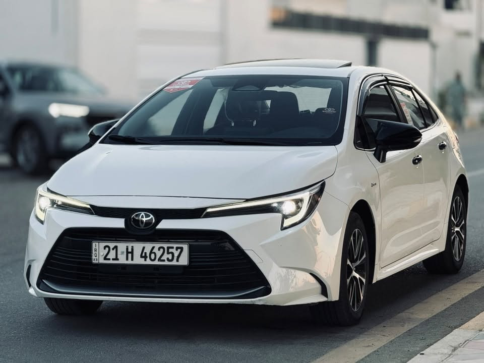 كورلا 2025 HYBRID 

المواصفات 1/1
- مكينه 1800 هايبرد شحن ذاتي 
- ⁠سلايت فتحة سقف 
- رادار 
- تحديد مسار طريق 
- ⁠قيادة ذاتيه 
- 3 ⁠أنضمة قياده ⁠:- ( ايكو ، نورمال ، سبورت ) 
- قرائة علامات الطريق المرورية
- بصمة تشغيل 
- دخول ذكي  يدة الباب
- هاندر بريك بصمة 
- اوتو هولد 
- كيجات ديجتل 
- شاشه مسجل 
- كامره خلفيه دوارة 
- كار بلي 
- تبريد قطعتين 
- لايت زينون عالي ناصي 
- بروجكتر لد زينون 
- لد صباحي زينون
- بكلايت لد 
- ⁠حساس اطار 
- ⁠حساس مطر 
- ⁠مانع انزلاق 
- ⁠ايفو مود 
- ⁠مود درايف 
- ⁠تحكم  الستيرن كامل
- ⁠ويل كب  حجم 16 
  ماشية 22 ألف فقط
     بيه مكانين PDR

السعر : 152
⁠العنوان : كركوك 📍
رقم الموبايل : *********** 📞
